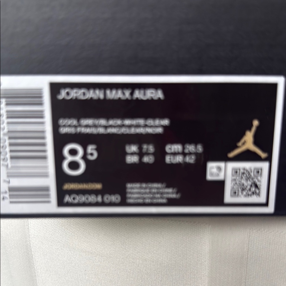 Jordan Max Aura in Cool Gray and Black
